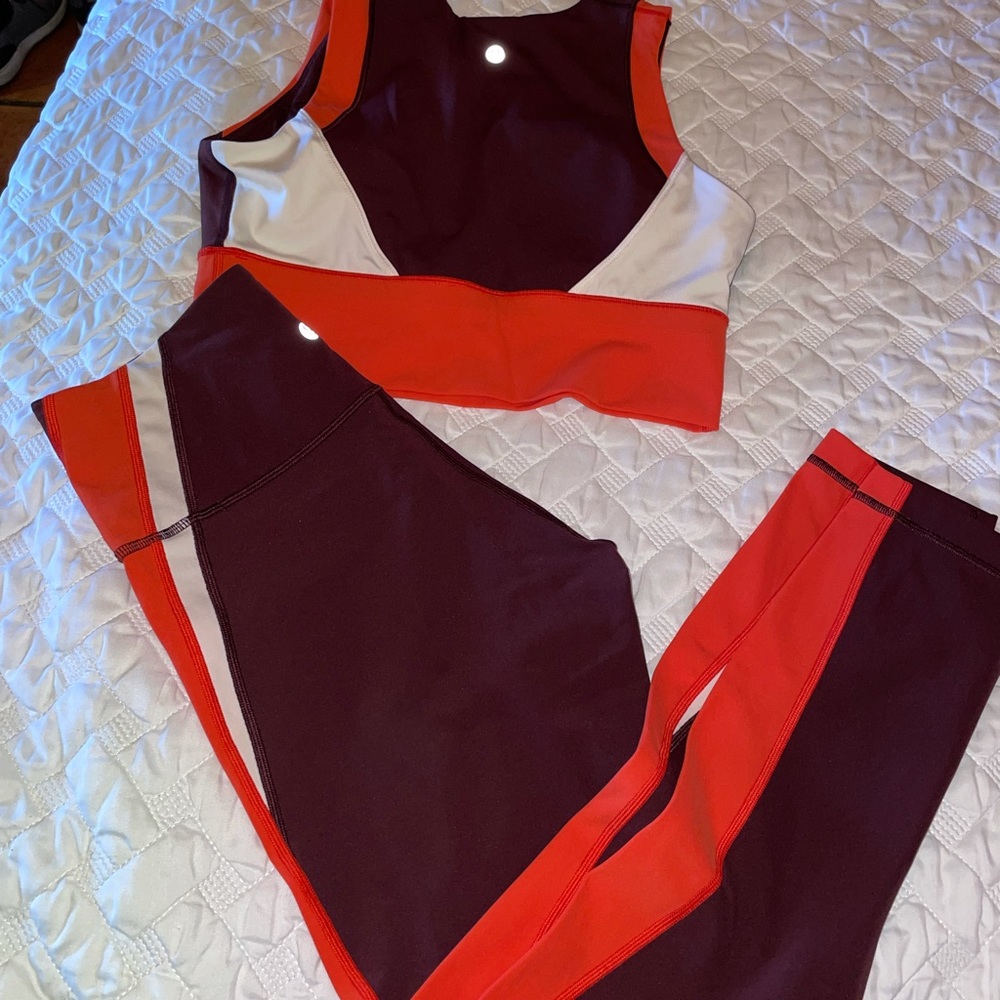 Lululemon kick serve sweat tight set